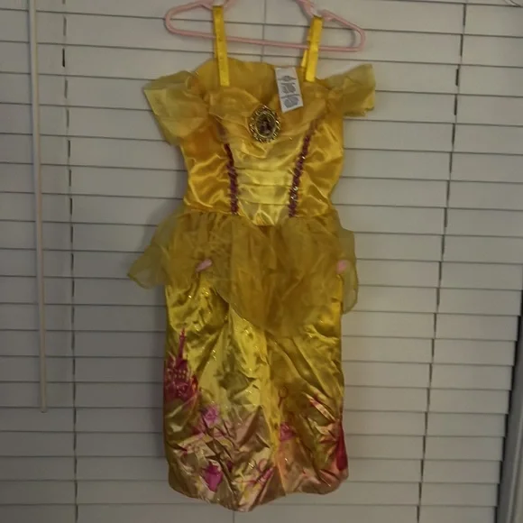 Authentic Disney Brand Belle Costume Beauty and the Beast 4-6X - Picture 1 of 7
